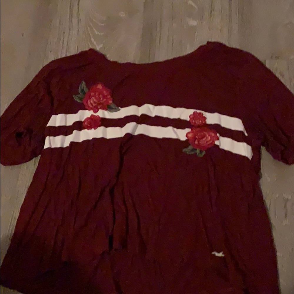 Maroon Easy Tee (Hollister)